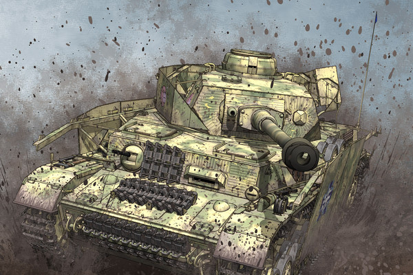 Ⅳ号戦車H型(大洗学園あんこうチーム仕様)
