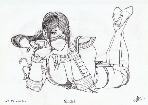 Skarlet from Mortal Kombat