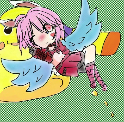 うさぎとミンゴ