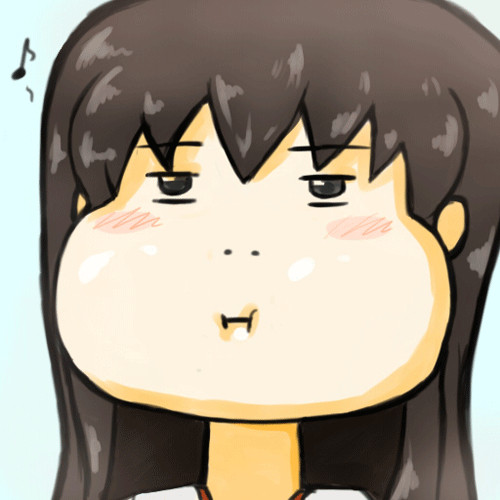 頬張る赤城さん