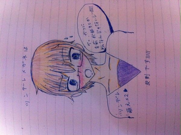 ツンデレメガネ男子描いたつもり＾＾;