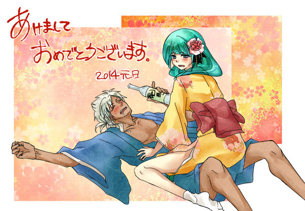 酔っ払い×2