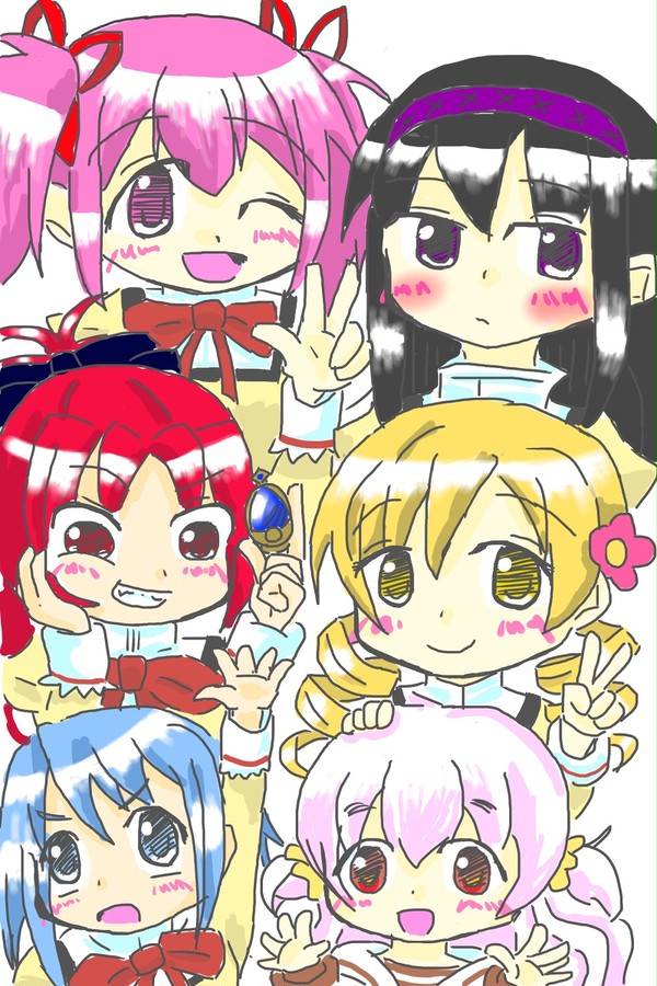 魔法少女全員集合