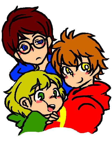 【擬人化】chipmunks【ちゅう注意】