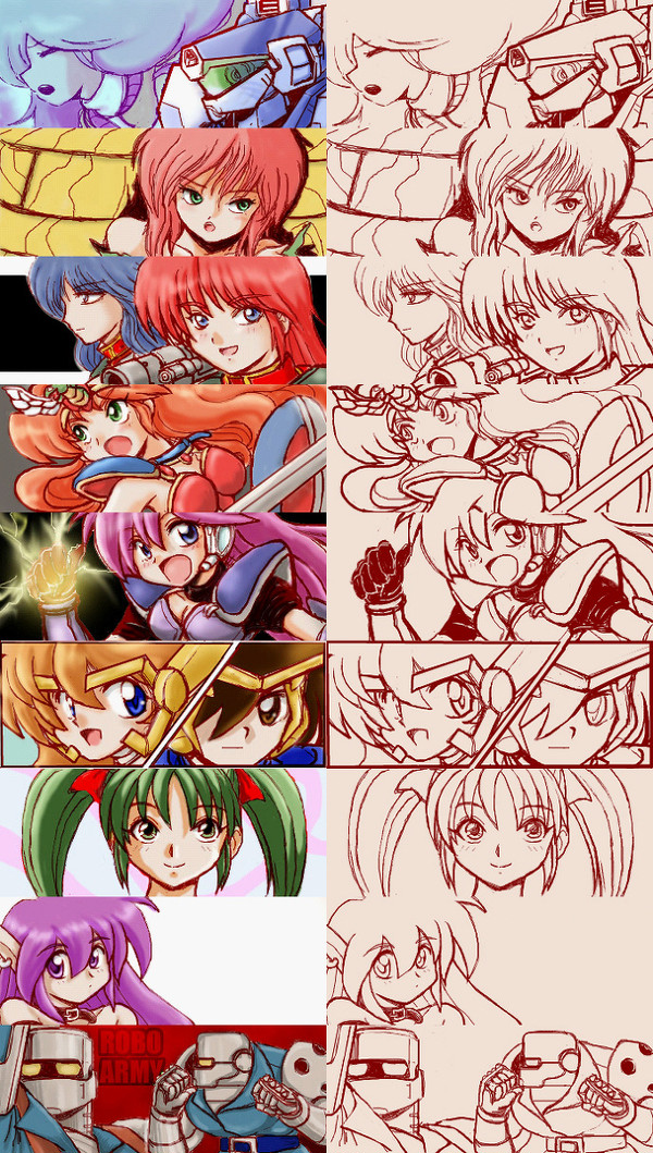 ゲーム系手描きまとめ7