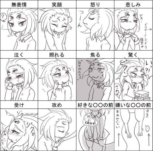 【pixivMU】レイモンド表情集