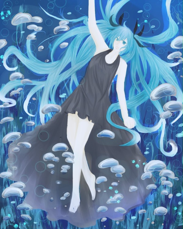 深海少女　わざわざ沈む