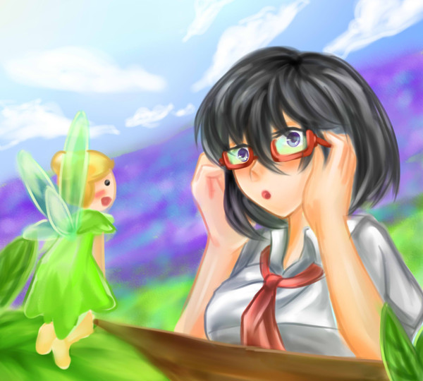Fairy in glasses