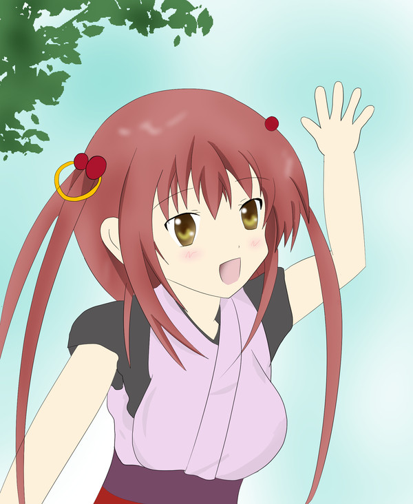 寒中見舞い　小紫