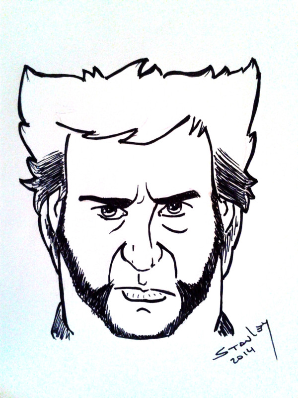 Caricatura H. Jackman Wolverine