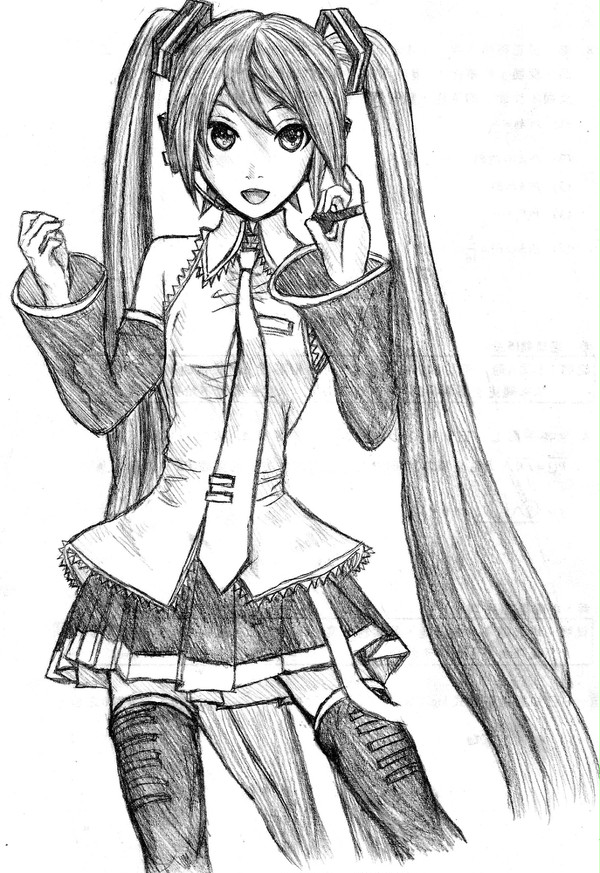 仿畫 初音未來