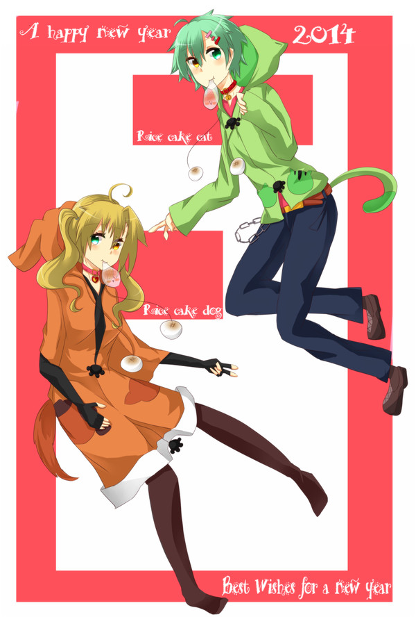 年賀状詰め
