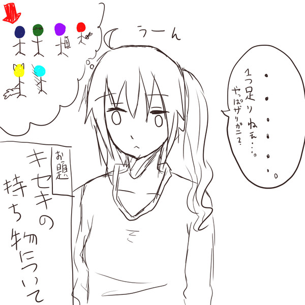 キセキの持ち物について