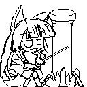 だっきちゃんドット絵(下絵)