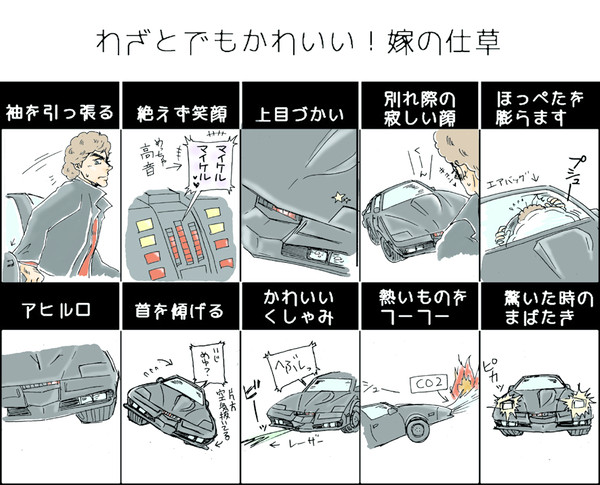 わざとでもかわいい！嫁(K.I.T.T.)の仕草　[微腐]