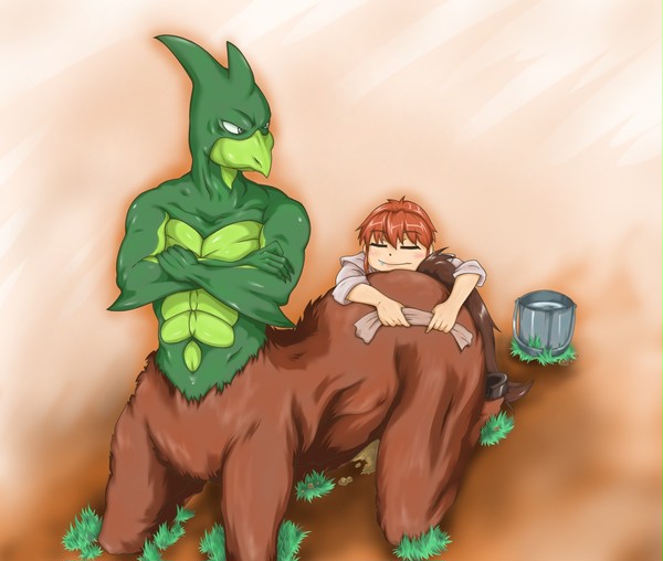 ケンタウロスのお尻