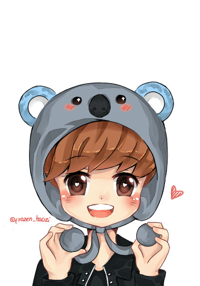 Luhan and Koala Hat (EXO)