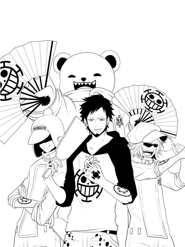 ハート 線画