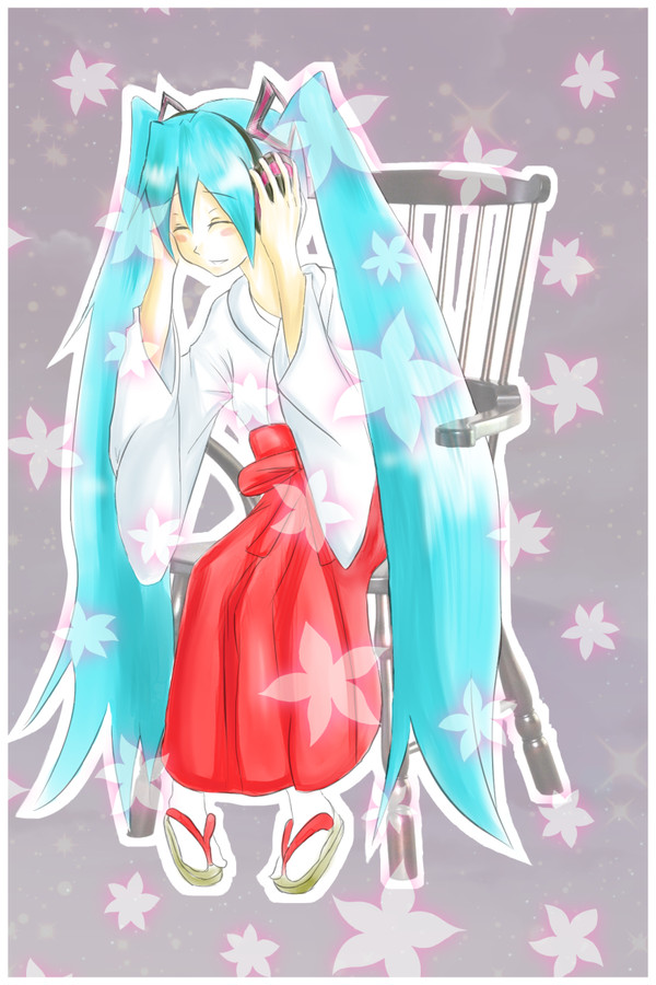 巫女ミク