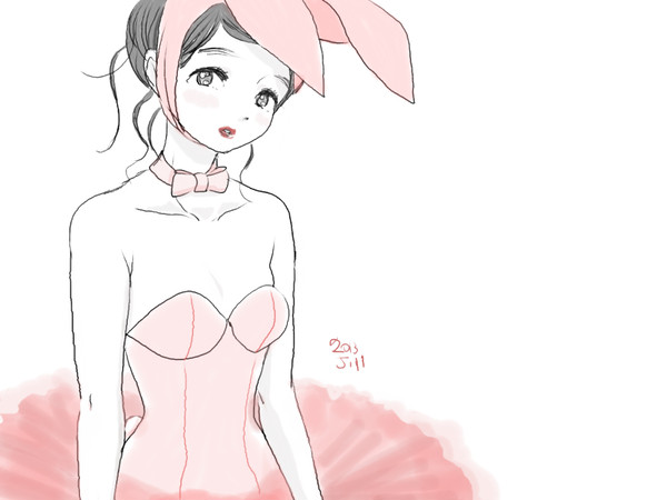 バニー　ピンク