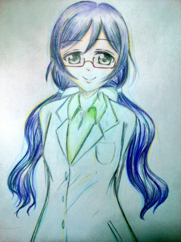 白衣の希ちゃん