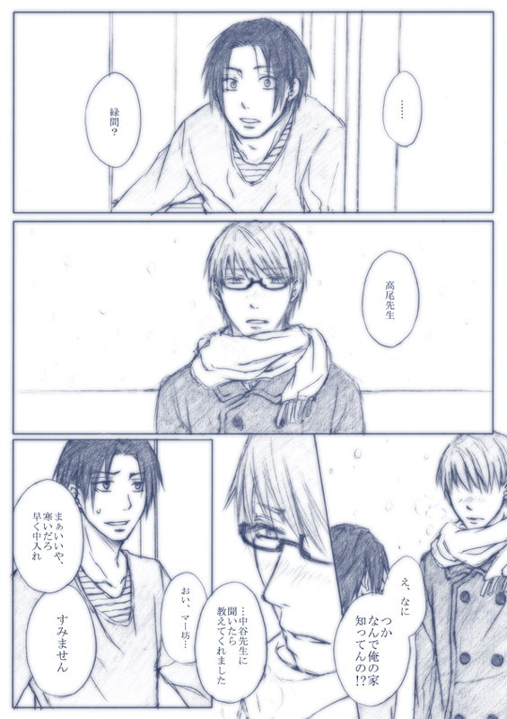 【緑高】高尾先生と真ちゃん、とある冬の休日