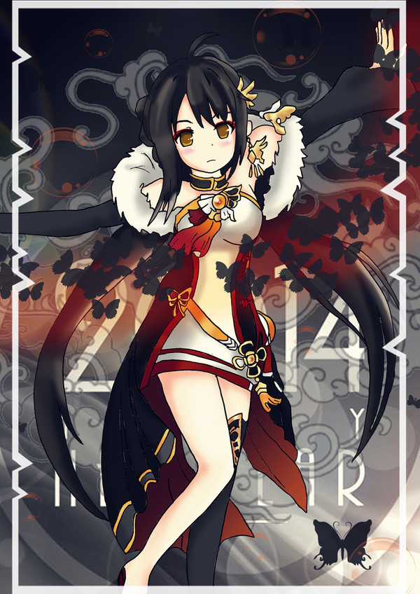 [ Elsword]艾拉(冥王)新春Ver.(黑)