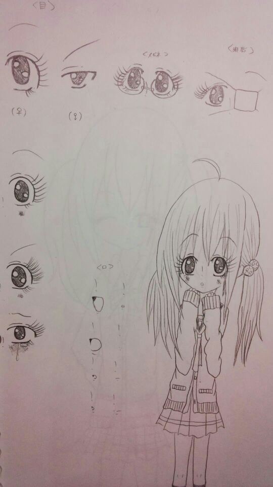 目の描き方練習