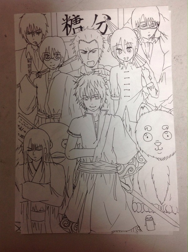 なんとなく描いてみたwメンバー大集合ヽ(*^∇^*)ﾉ 