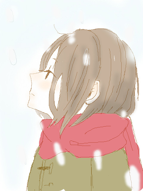 寒い。