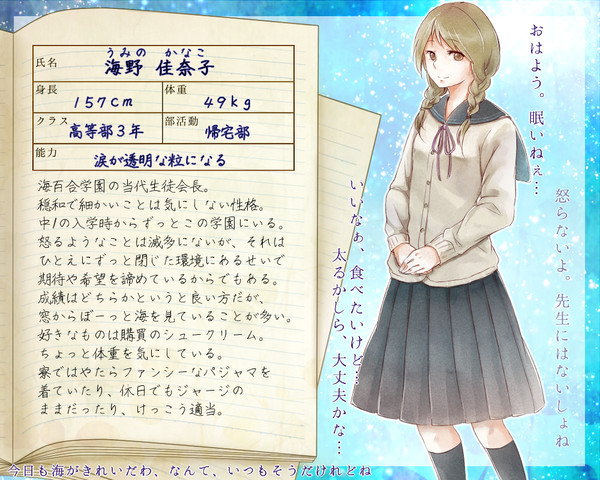 【海百合】海野 佳奈子【名簿】