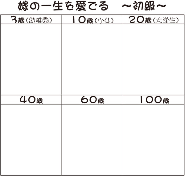 嫁の一生を愛でる【イメレス】