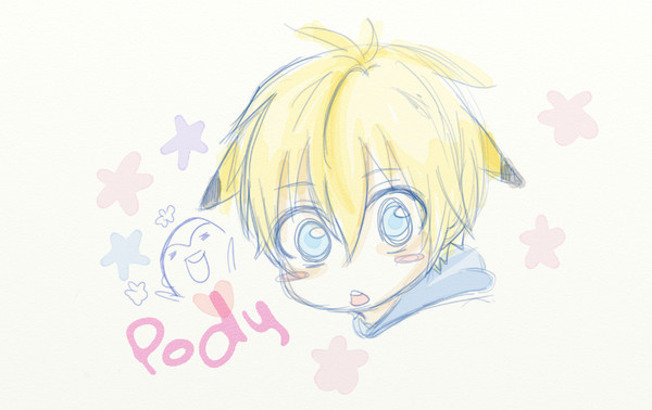 [落書き] ピカチュウ 擬人化