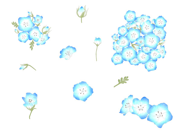 花、花畑素材