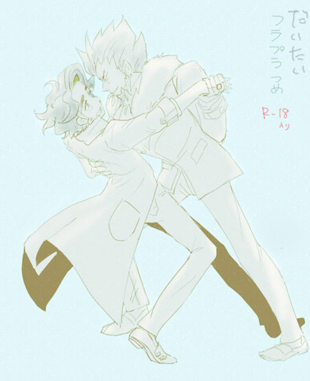 【腐向け】フラプラ　らくがき漫画とらくがきつめ