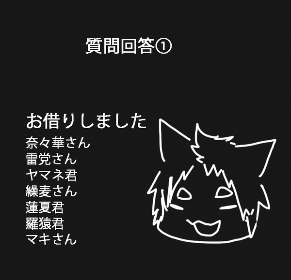回答しました!!