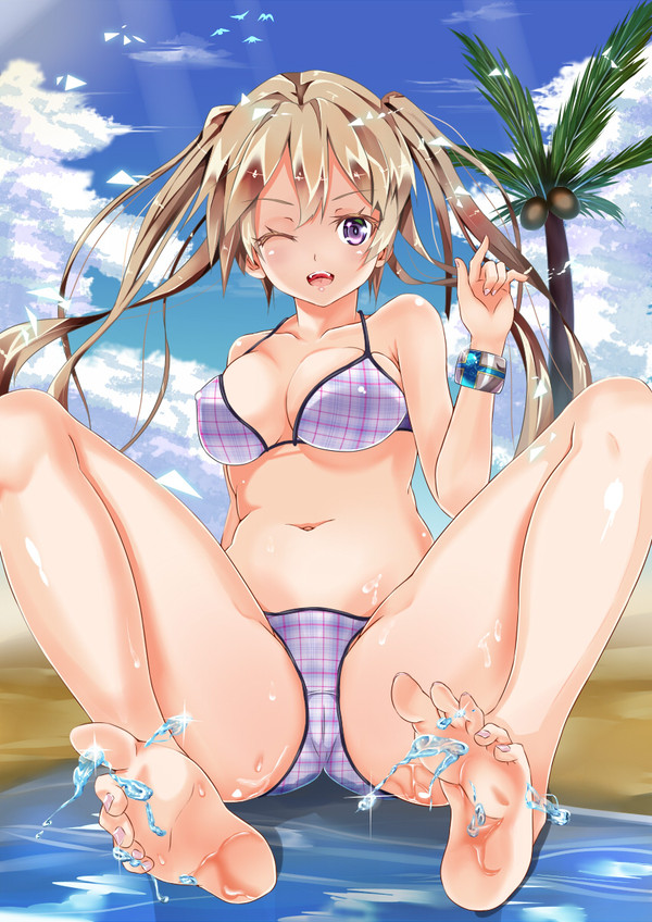 水着の女の子