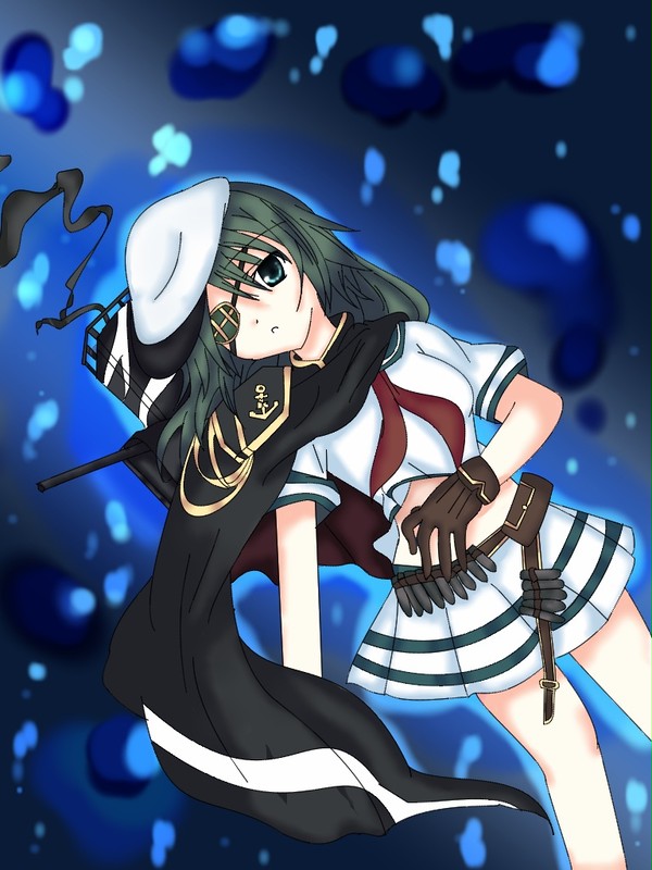 海の底へ沈む