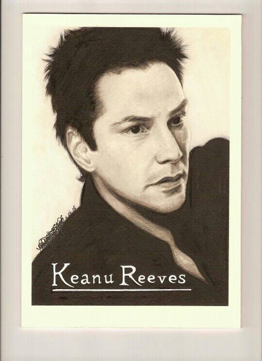 キアヌ・リーヴス肖像画