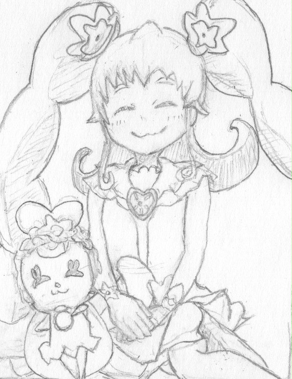 キュアプリンセス　模写