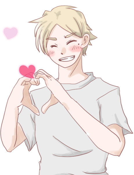 【HQ!!】ハートな菅さん【らくがき】