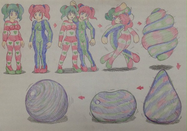 ツインテール姉妹の球体化