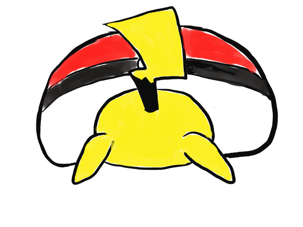 つぶされピカチュウ