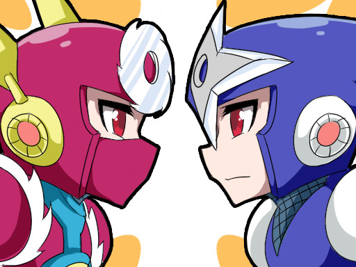 ロックマン - 鋼男と影男でドーン(+α)
