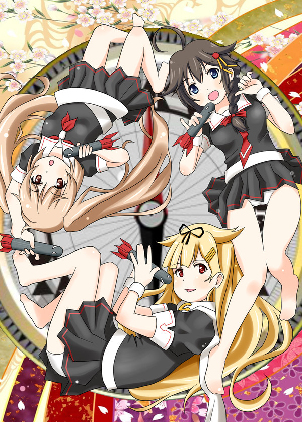 回レ！羅針盤　～白露型艦娘～