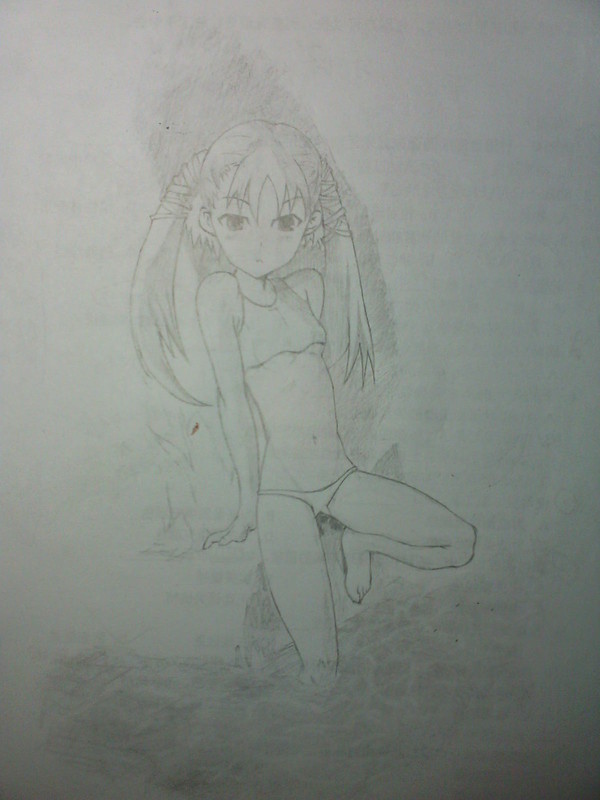 水着（模写）
