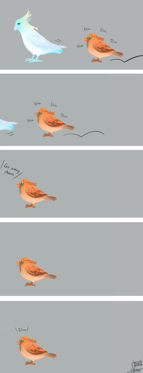 Frozen/Elsanna?/Like a bird