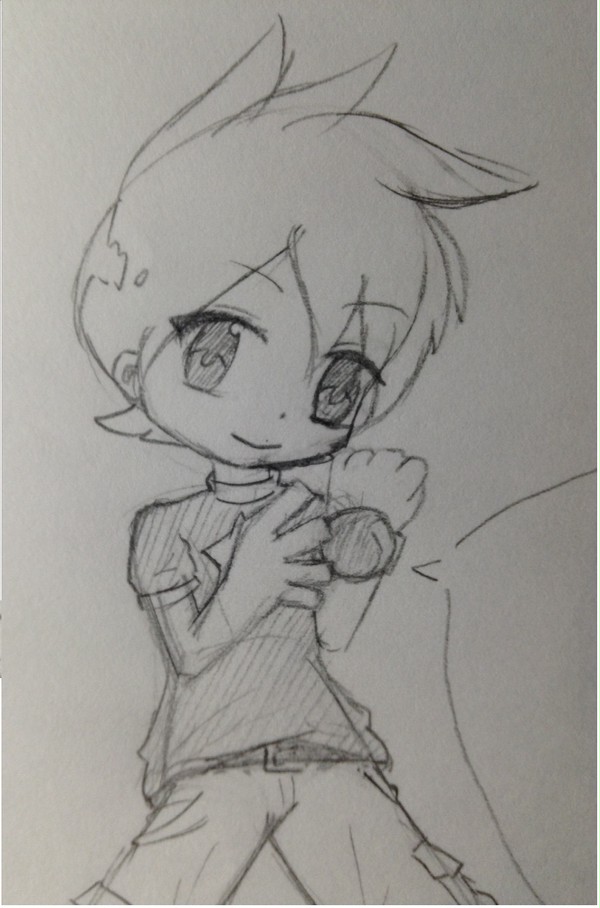 初描きケータクン