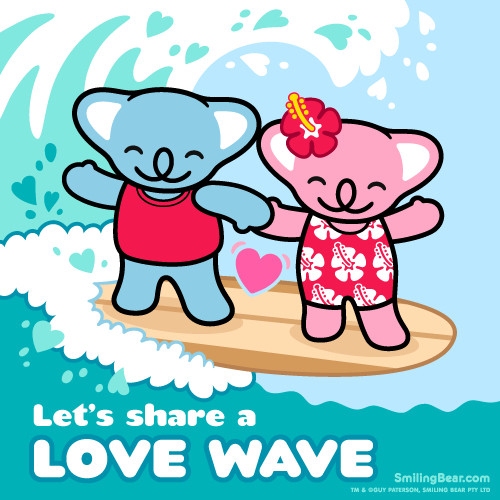 Happy Valentine’s Day Love Wave