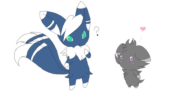 Espurr fallin for Meowstic